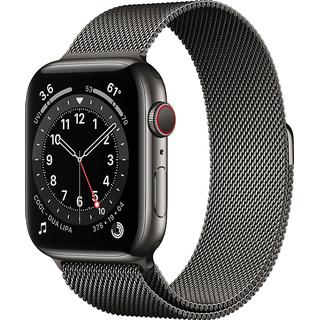 Apple Watch Series 6 Cellular 44mm Stainless Steel Case with Milanese Loop